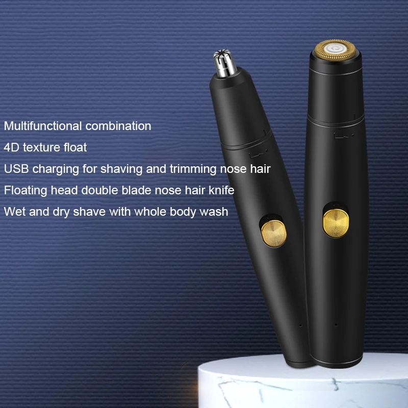 متعددة الوظائف قابلة للشحن الشعر المتقلب للرجال والنساء ماكينة حلاقة كهربائية اللحية المتقلب الوجه الأنف الأذن الحاجب المتقلب للأنف