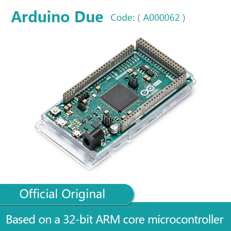 

Official Original Arduino Due A000062 AT91SAM3X8E Development Board Module Based on a 32-bit ARM Core Microcontroller