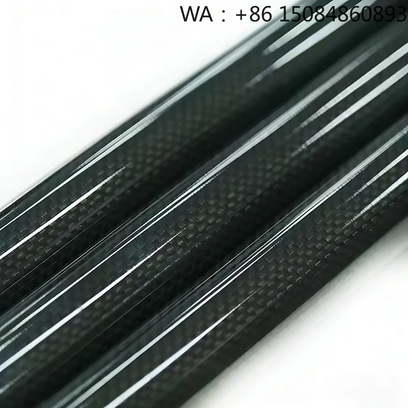 

3K Carbon Fiber Fly Rod Tube, Matte Glossy Surface, Lightweight High Strength Custom Tube for Fishing Rod