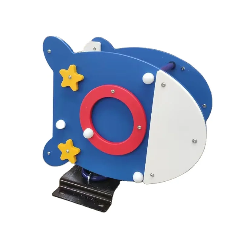 Outdoor Animal Themed Spring Rocking Play Unit Multi Character Kids Playground Equipment For Nursery Park Community Scenic Area