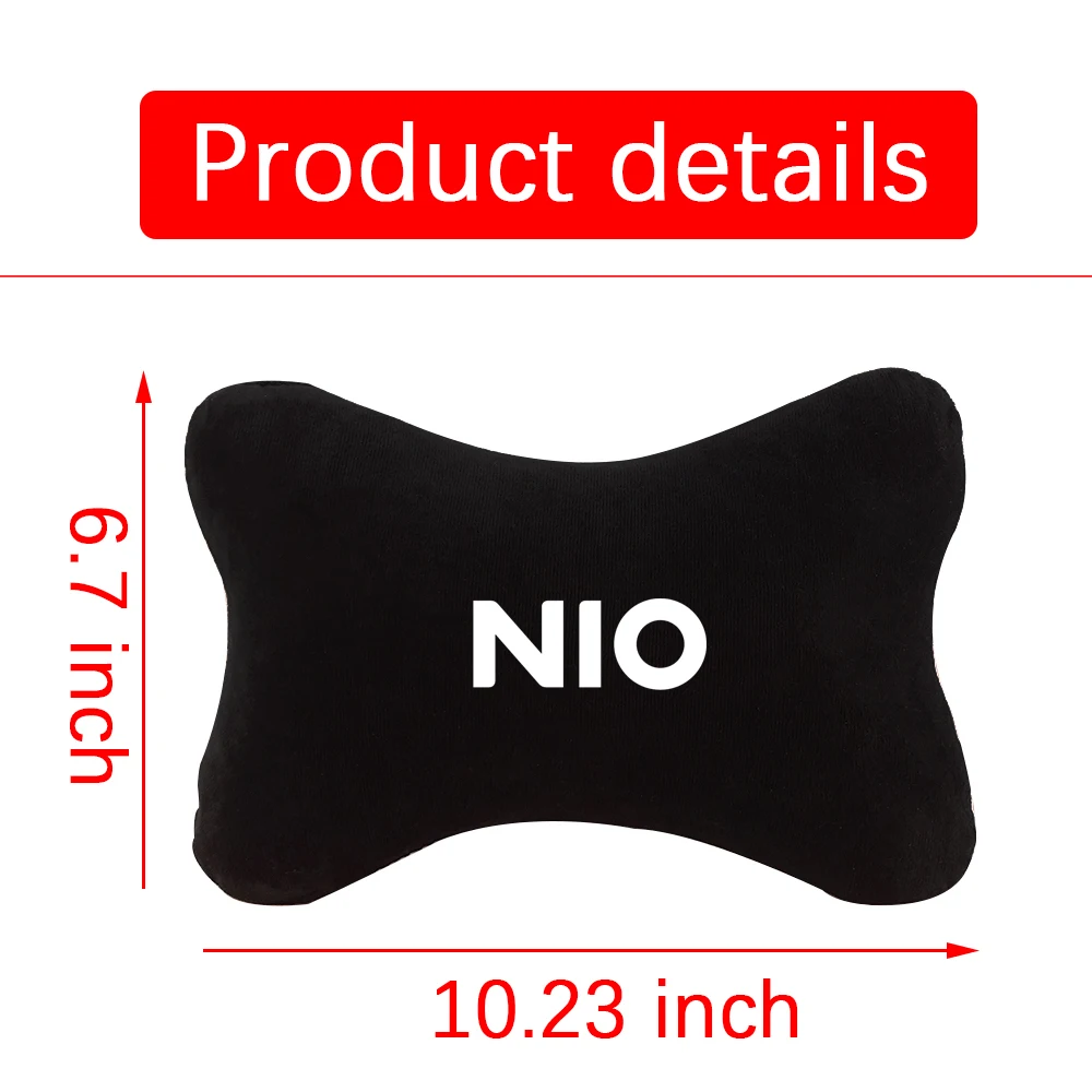 Car Headrest Neck Pillows Support Cushion For NIO ET5 ET7 ES6 ES7 ES8 EC6 EC7 EL6 EL7 Weilai EP9 Eve ET5T 2023 2024 Accessories