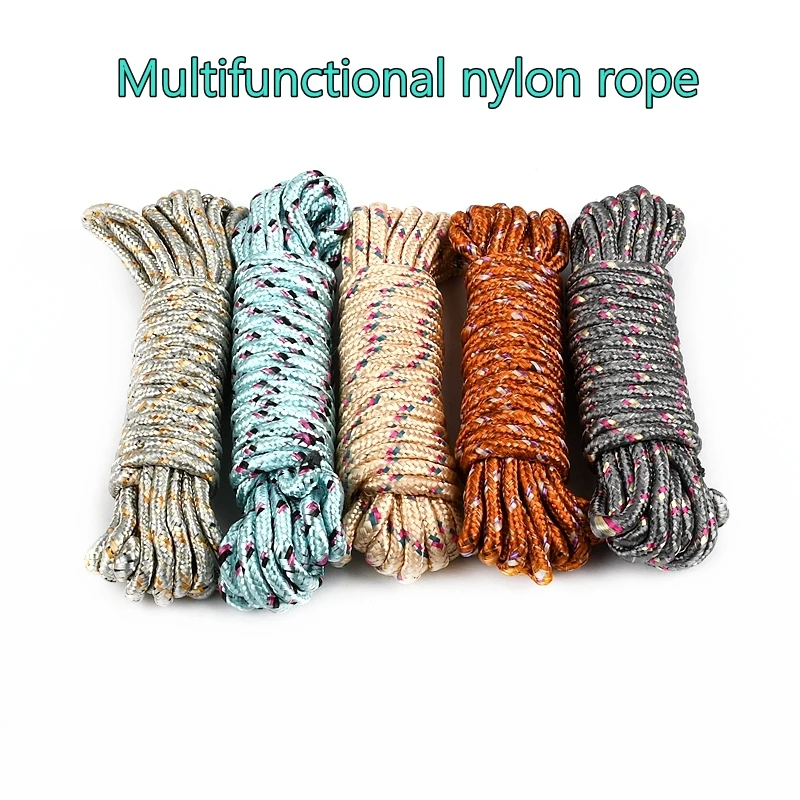 2~20PCS 5m/10m Thread Cord String Strap Necklace Rope Sunshade Rope DIY Party Decoration Craft Gift Wrapping Gardening Accessory