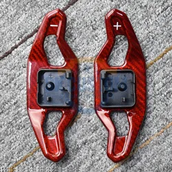 Carbon Fiber Steering Wheel Paddle Shifter For Audi A3 A4 A5 A6 A7 A8 S3 S4 S5 S6 S8 RS3 RS4 RS5 B9 Q3 Q5Q7 Interior Accessories