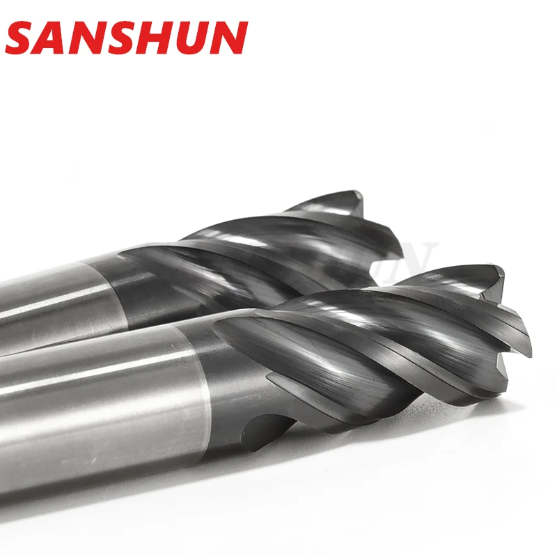 HRC60 4-Blade Wolfraam Stalen Ronde Neus Frees, Cownose Cutter, carbide Ronde Neus Frees Cnc Cnc Frees