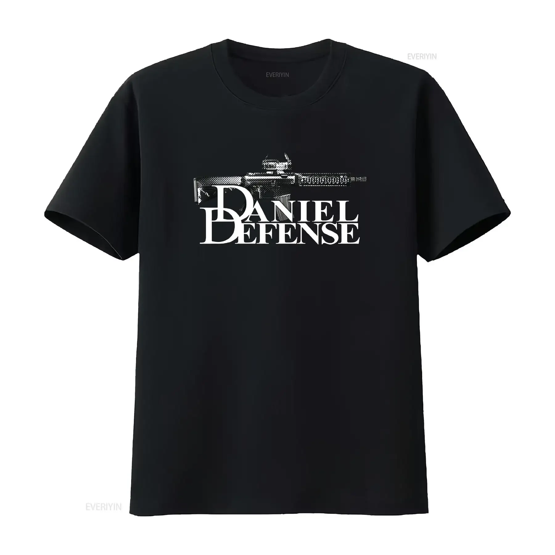 

Спортивная футболка с логотипом Daniel Defense Firearms из плотного хлопка, размер 4XL, винтажный стильный универсальный стильный топ унисекс для повседневной носки