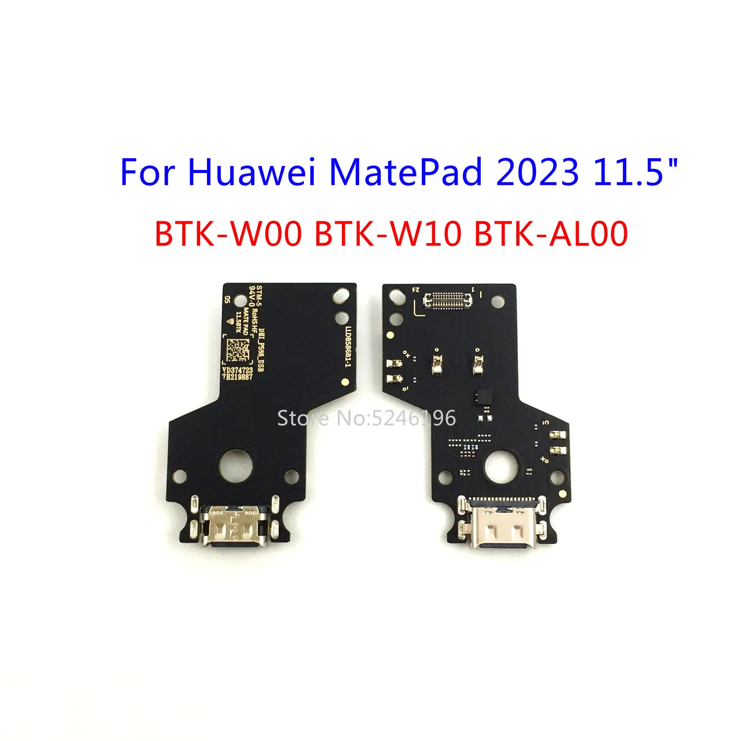

1 шт. USB-порт для зарядки, разъем для зарядного устройства для Huawei MatePad 2023 11,5 "BTK-W00 BTK-W10 BTK-AL00, запасная часть.