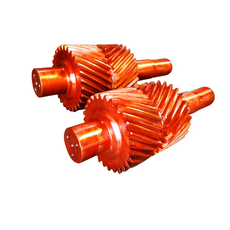 S45C Экскаватор Большой привод коробки передач Большой вал шестерни «елочка» Основная ковка передач Стальной большой двойной спиральный вал шестерни S45C Экскаватор Большой привод коробки передач Большой вал шестерни «елочка» Основная ковка передач Стальной большой двойной спиральный вал шестерни