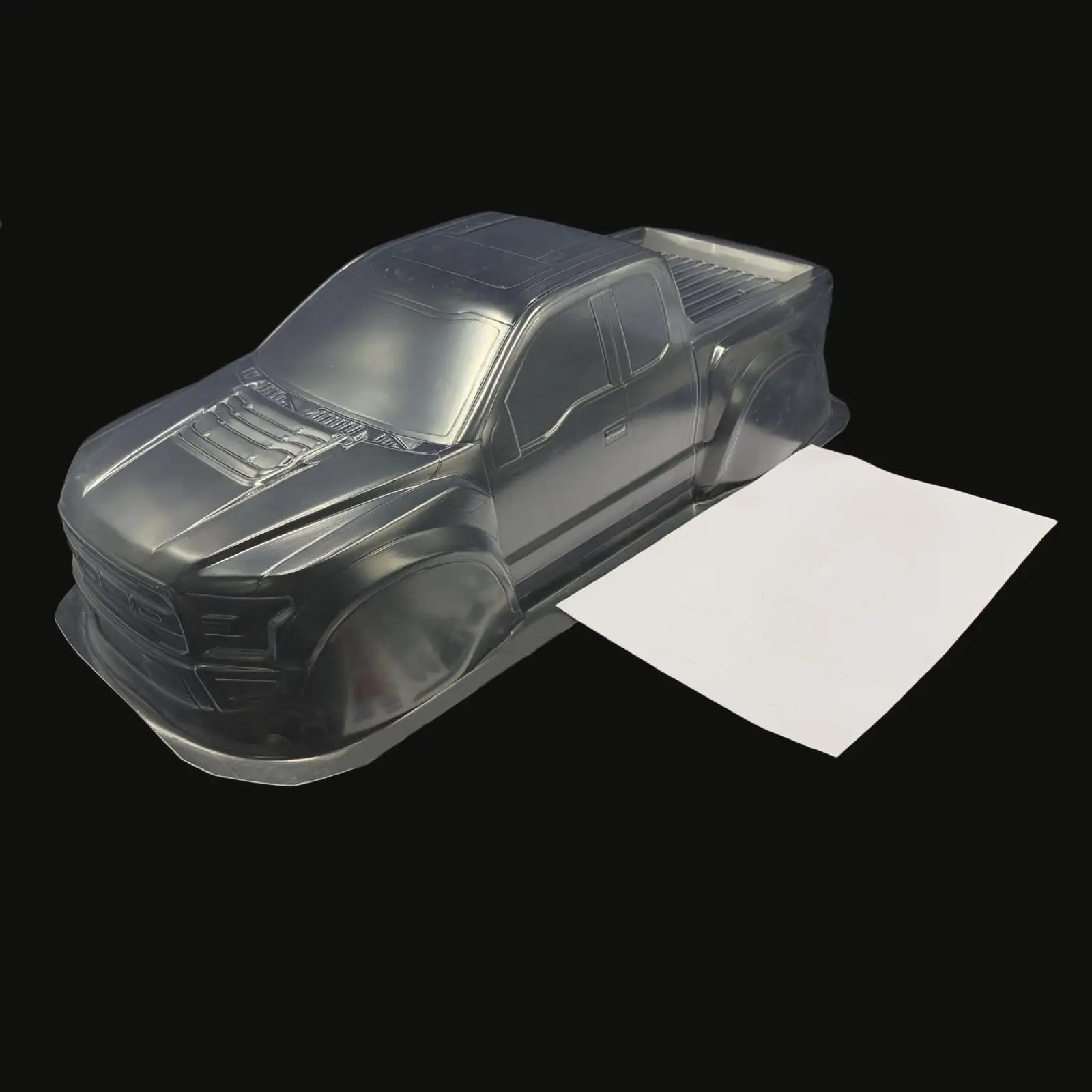 1/10 RC Klare PC-Schale, DIY unbemaltes RC-Auto, Karosserieflügel/für 90046 90047,