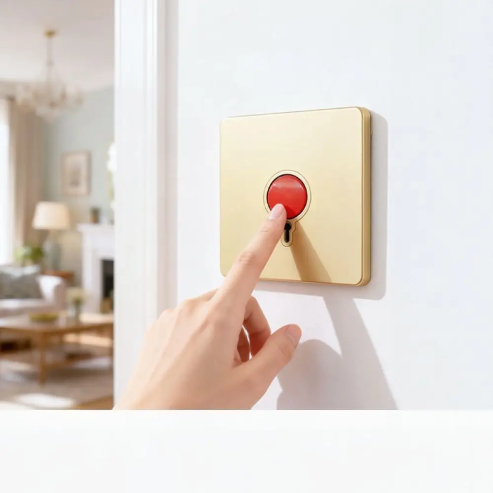 86 Type Emergency Call Switch For For DG ALIFU Elderly SOS Alert System Panic Button Wall Panel Industrial Safety