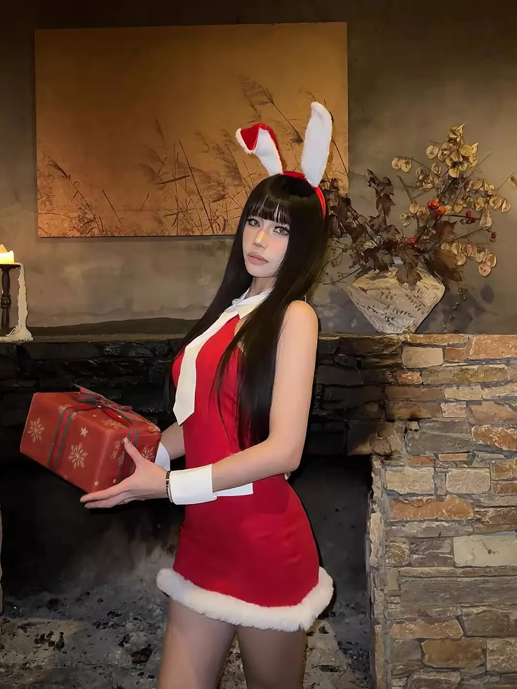 

Сексуальная юбка Bunny Ne Hanging Dr с узкой талией, костюм для косплея на Хэллоуин для женщин, бальное платье KTV