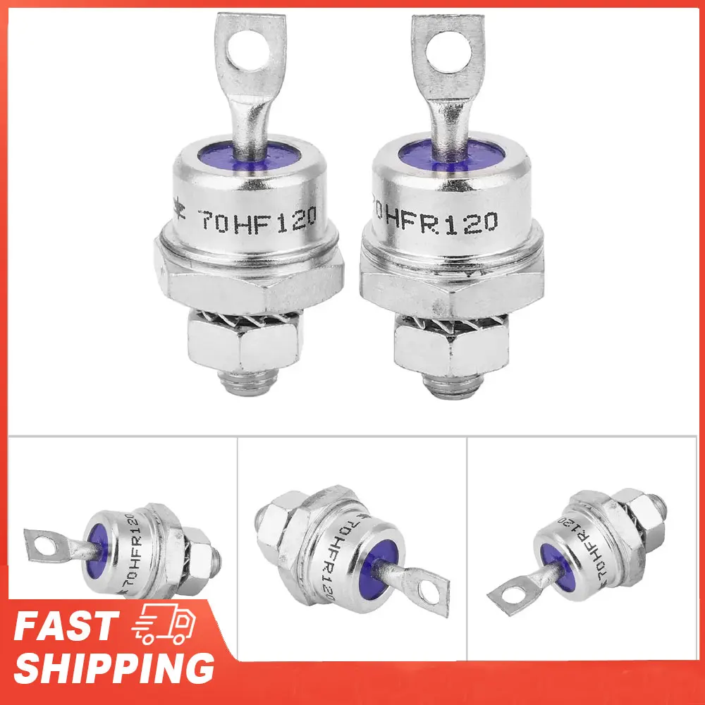 5 Pairs Rectifier Diode Spiral for Battery Charging 70HFR120/70HF120 70HFR120 Rectifier Diode Diode 70HF120 Rectifier Diode