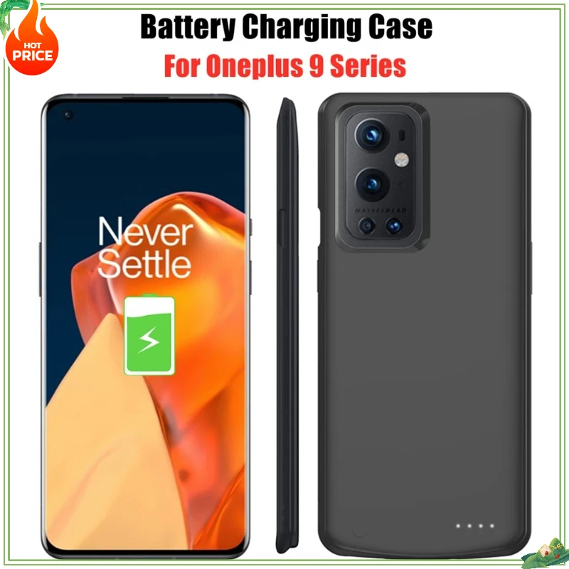 

10000mAh Battery Charger Cases For OnePlus 9 Pro External Battery Power Bank Cover For Oneplus 9R Charging Case Powerbank Cover