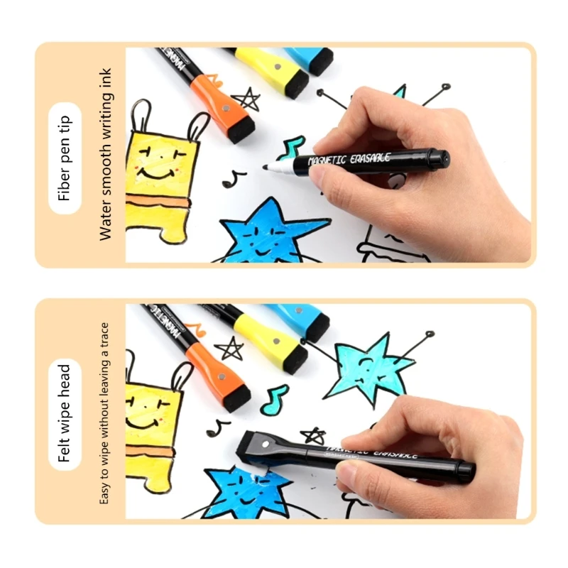 Ручка для доски Маркеры для досок Магнитные маркеры для белых досок Стираемый маркер для сухой протирания Ручки для белых досок