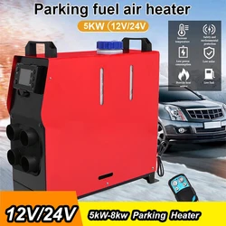 12V/24V 5000W Car Diesel Heater Fuel-operated Low Noise Dry Parking Remote Webasto Seat Heating Without Turning on The Engine