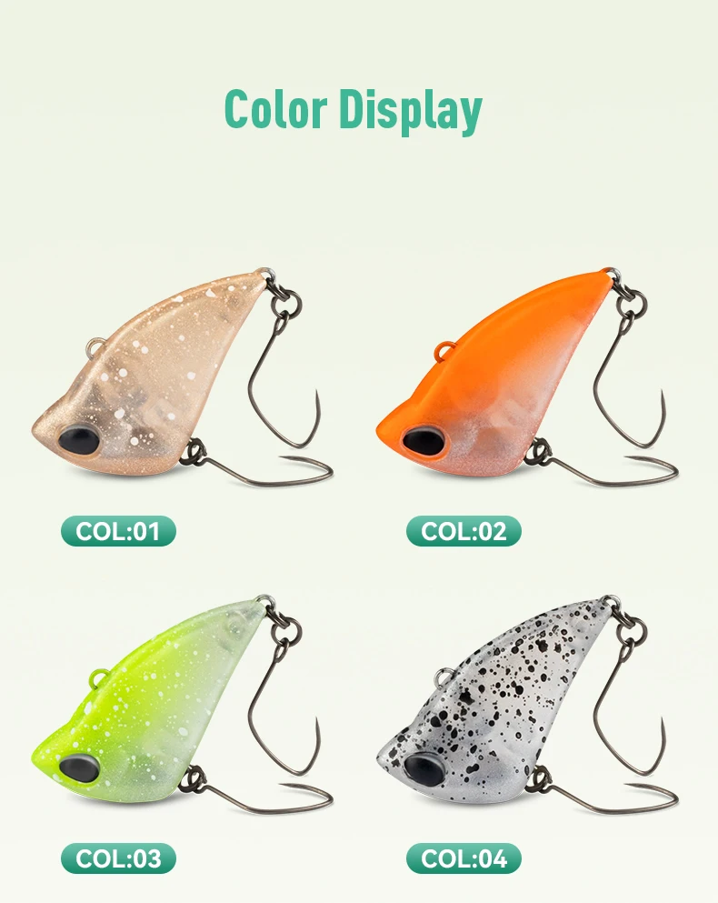 Kingdom Micro Expert Sinking Vibe Lure 2,6 g 3,5 g künstlicher harter Köder, lippenlos, schnelle Vibration, harte Wobbler zum Barschangeln – Detail 14
