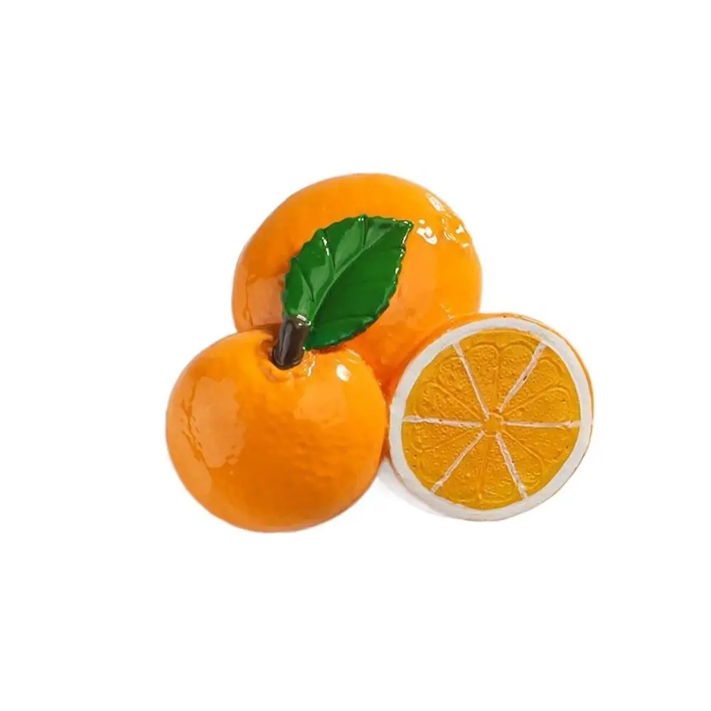 

3D 3D Fruit Refrigerator Stickers Magnetic Cartoon Simulated Fruit Magnetic Stickers Fruit Design Cute Resin Food Toys