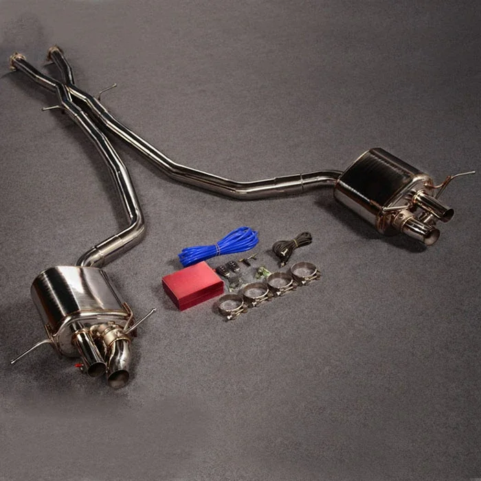 Exhaust System For Bentley Continental GT Car Exhaust Catback With Quad Double Tip