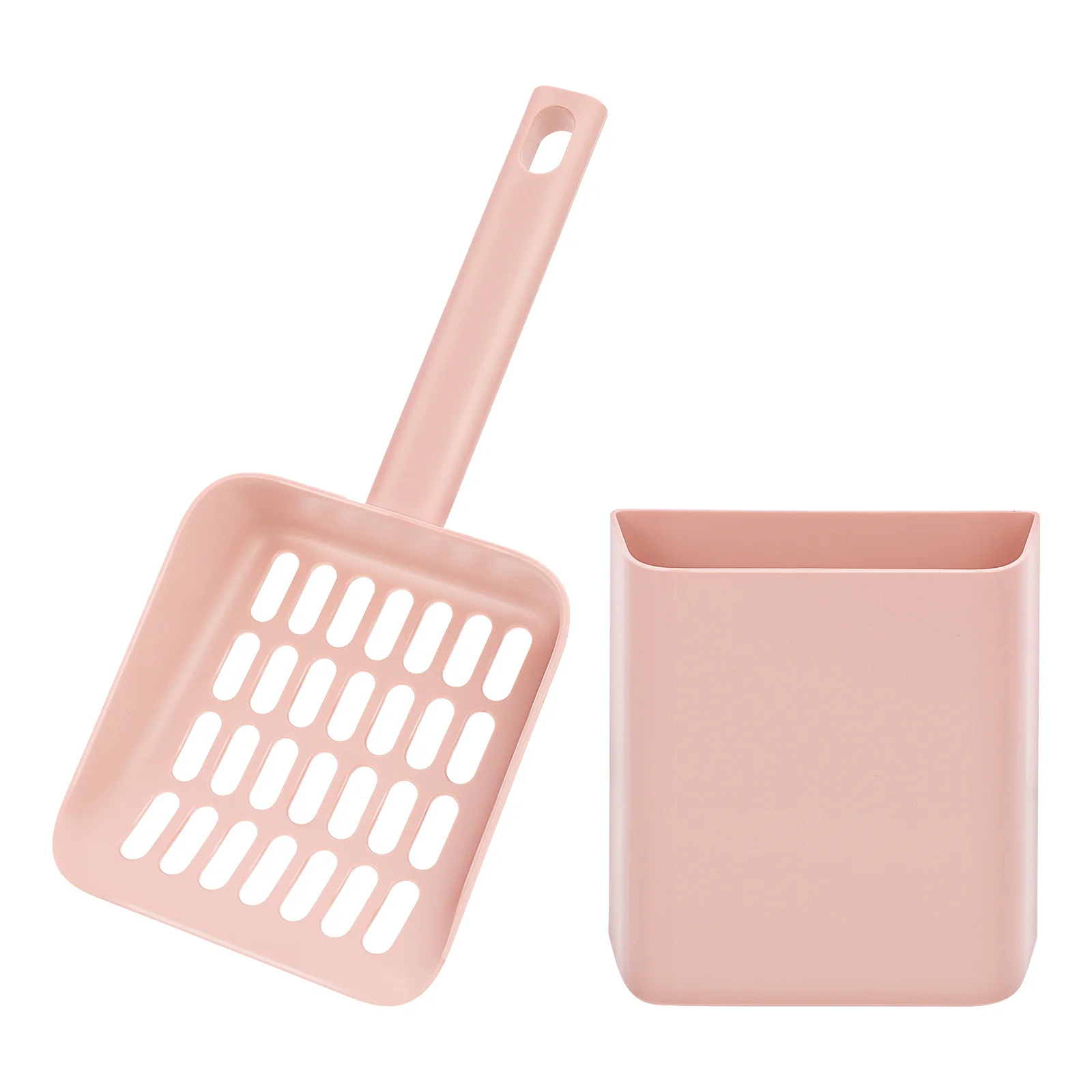 

1 set Cat Litter Scoop Set Wide Mouth Deep Shovel For Easy Waste Removal Pet Litter Cleaning Kit Cat Cleanup Holder