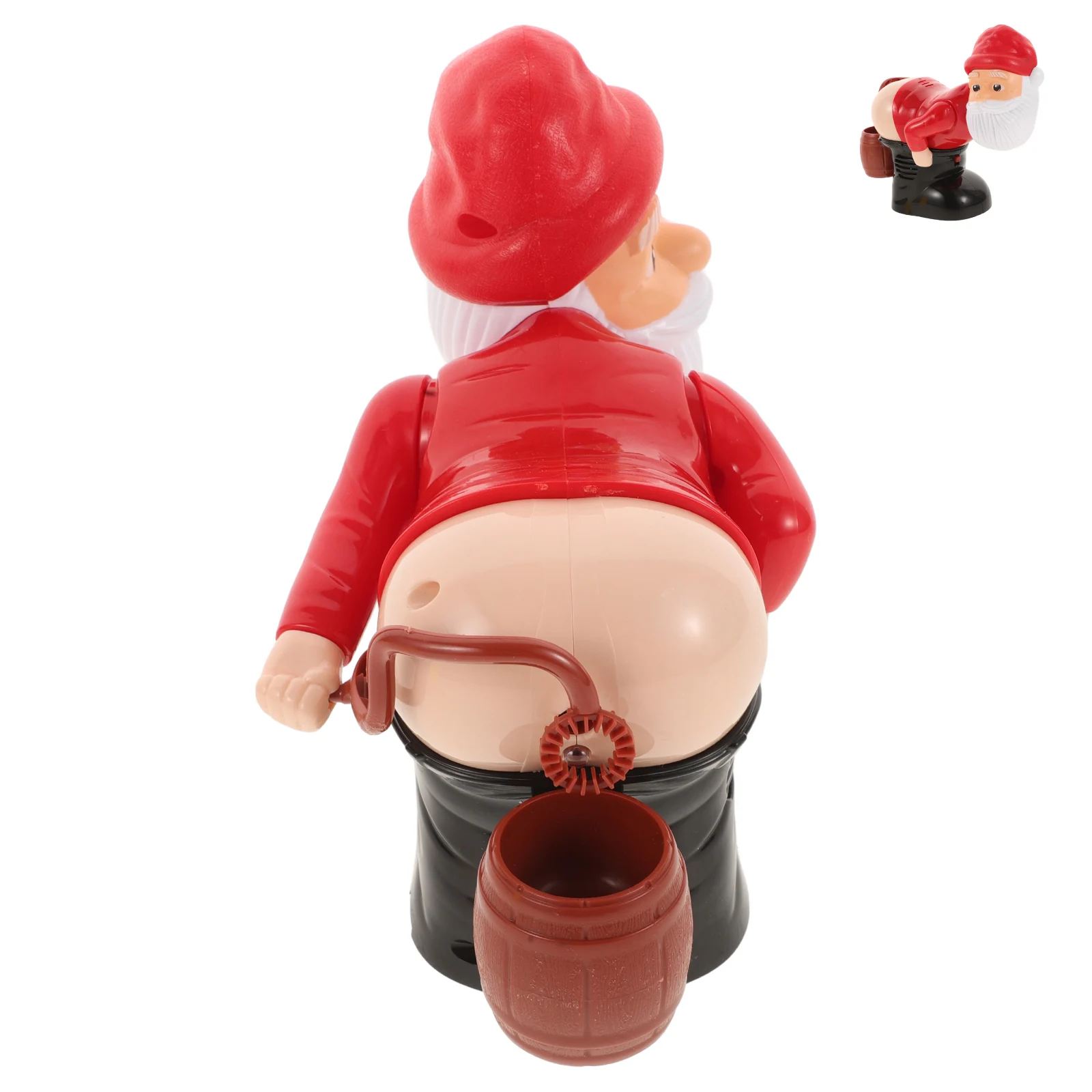 

Christmas Santa Bubble Machine Fart Toy Kids Outdoor Garden Statues Party Fun Christmas Gift Leaf Gum