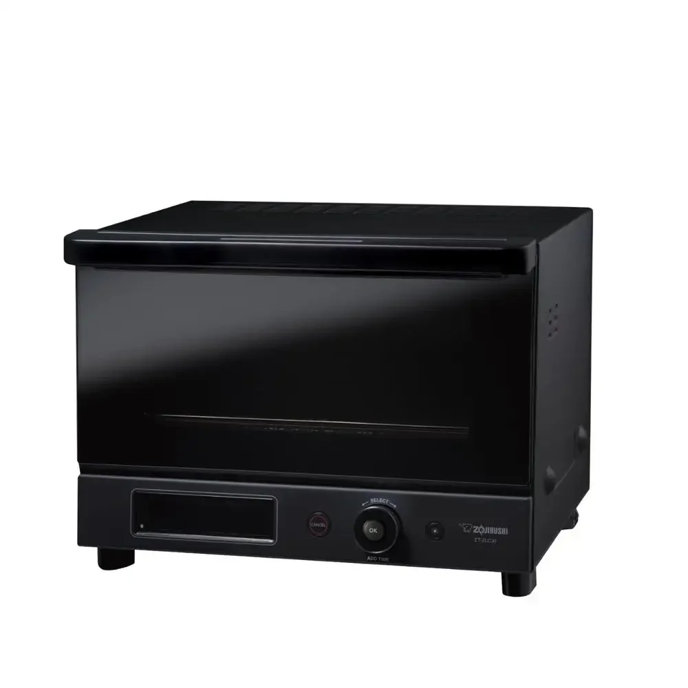 Micom Toaster Oven 12 Cooking Functions Automatic Bread Baking 4 Slice Capacity Compact Design Removable Crumb Tray Includes