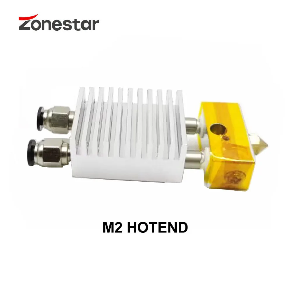 ZONESTAR Dual Color HOTEND 1.75mm 3mm Filament 2-IN-1-OUT 2-IN-2-OUT Mixing Color Non-Mix Color 0.4mm Nozzle Extruder 3D Printer