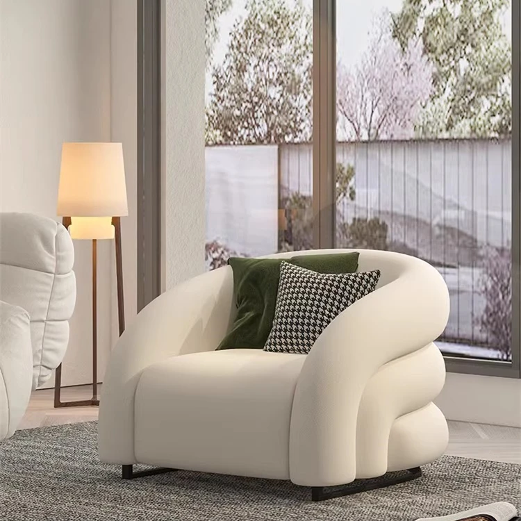 Modern Minimalist Office Sofa and Coffee Table Combination for Reception Negotiation Homestay Beauty Salon Lounge Areas