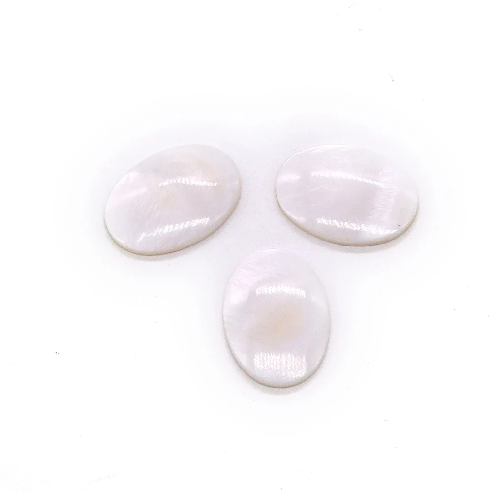 Natural Freshwater Shell Oval Ring Surface 10-30mm Production Boutique Fashion Women\'s Jewelry DIY Necklace Earring Accessories