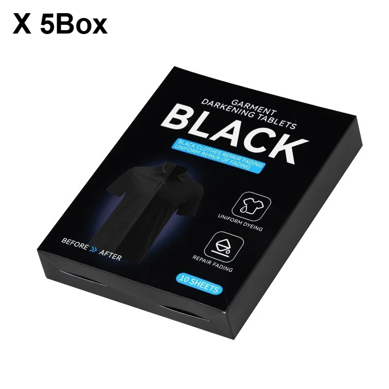 Black Laundry Sheets for Dark Clothes, Color Enhancing
