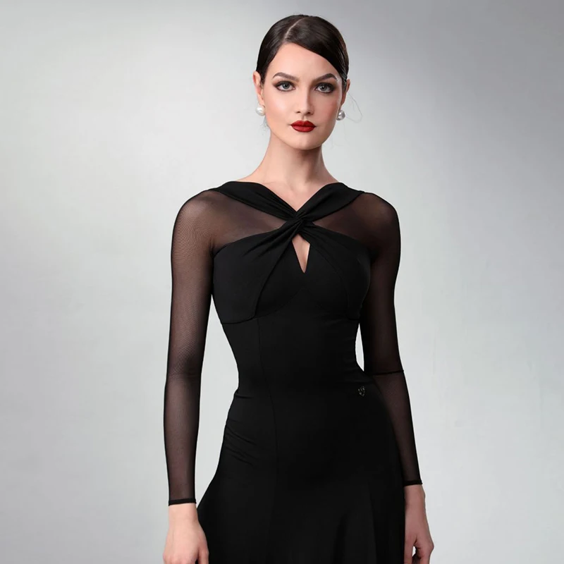 Czerwona Sukienka do Tańca Towarzyskiego Damska Standardowa Walcowa Suknia Balowa Strój do Tańca Nowoczesnego na Scenę Sukienka na Zamówienie 1208