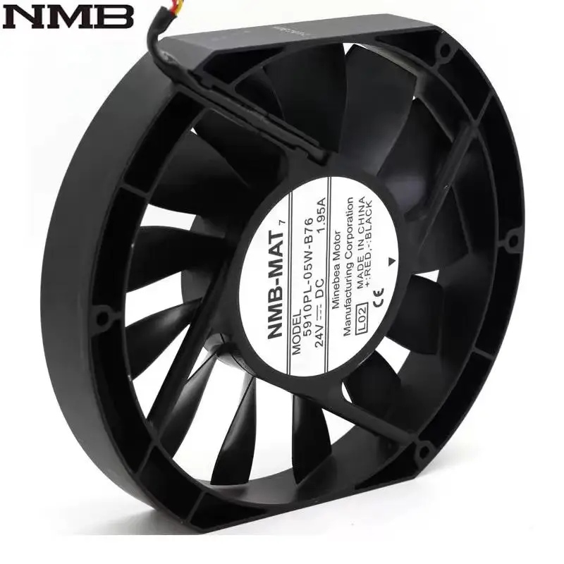 Ventilateur de refroidissement 5910PL-05W-B76 17025 17cm 170mm DC 24V 1.95A 170*170*25mm