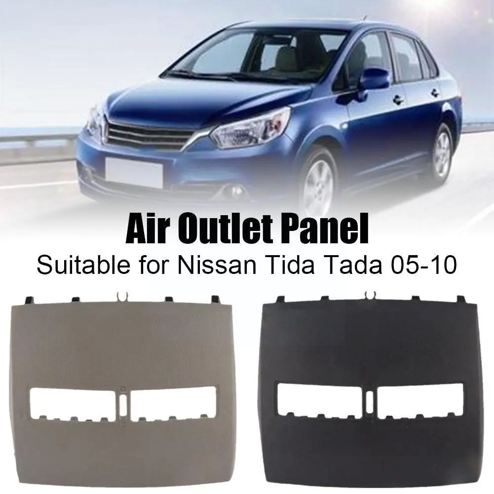 for Nissan Tiida 2005 - 2011 Car Finisher-Instrument Conditioner Front Shell Outlet Cover Middle Vents Air Dashboard Panel L3W7