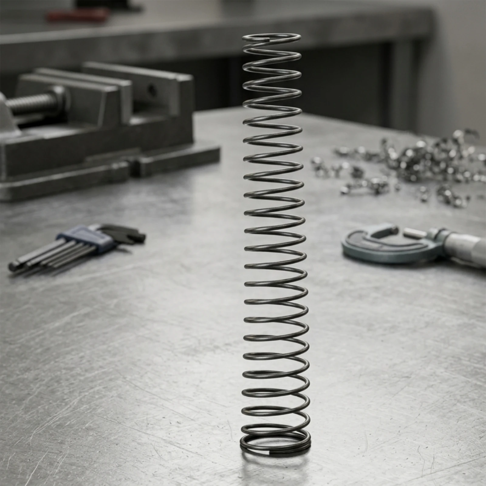 Grease Spring Long-Lasting Oil Press Spring Hardware Sturdy Tension for Mechanics, Tool Repair, Maintenance