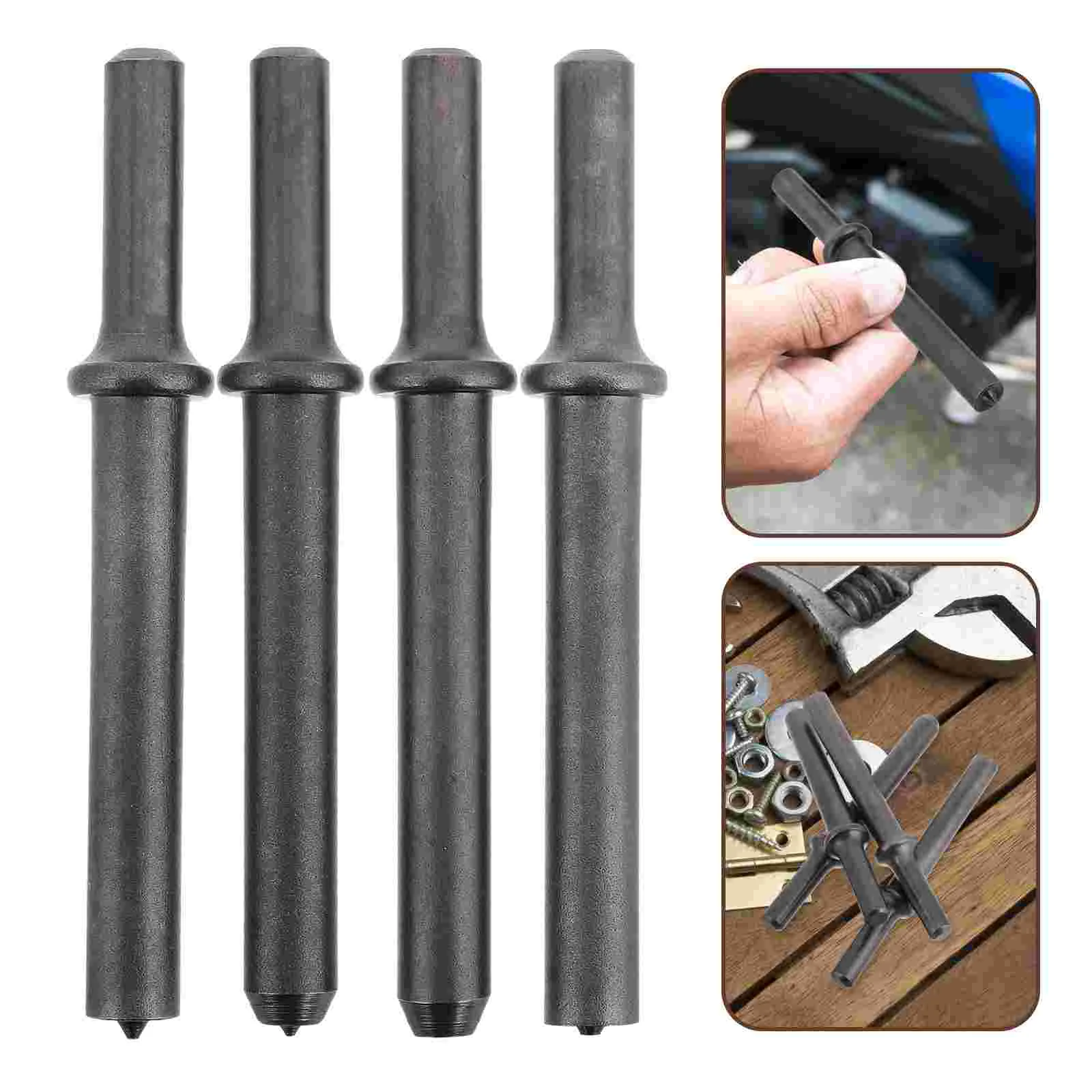 

4 Pcs Air Rivet Hammer Bit Smoothing Chisel Pneumatic Bolt Bits Auto Repair Tool