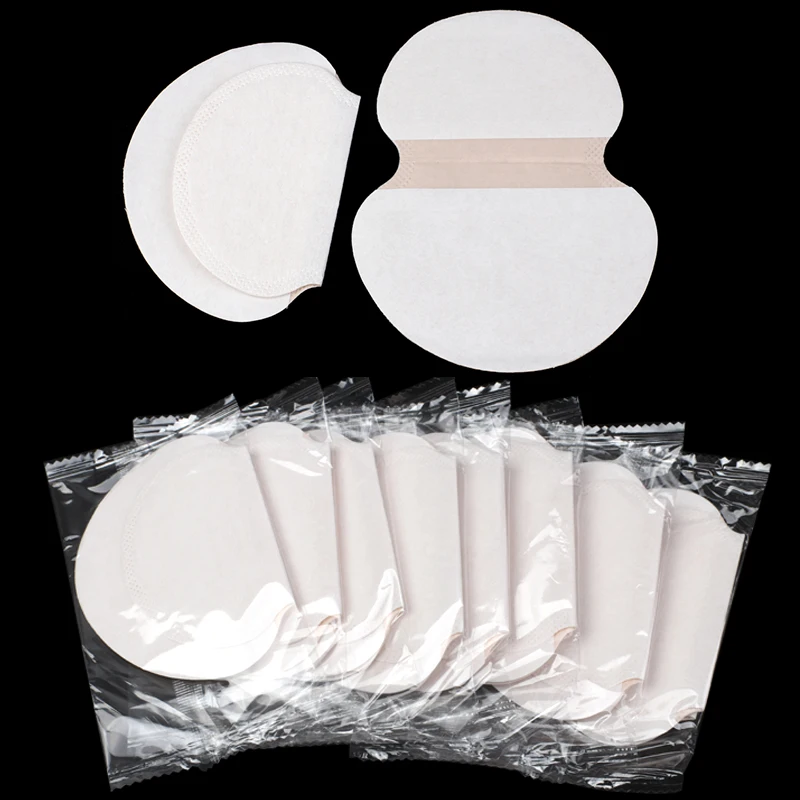 Disposable Armpit Sweat Absorbing Guards 100/200/300Pcs Unisex Self‑Sticking Underarm Liners Summer Non‑Woven Clothing Sweat Pad