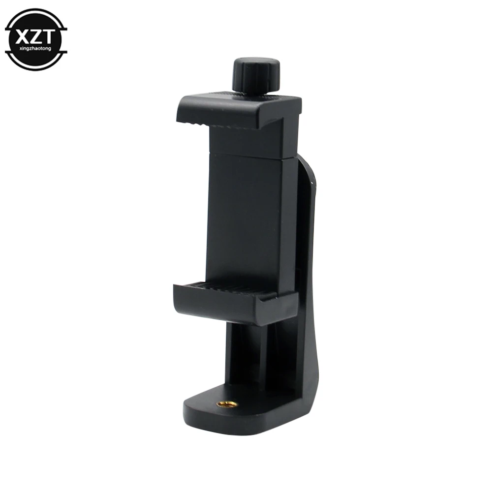 Universal Tripod Mount Adapter Cell Phone Clipper Holder Vertical 360 Rotation Tripod Stand for iPhone for Xiaomi for Samsung