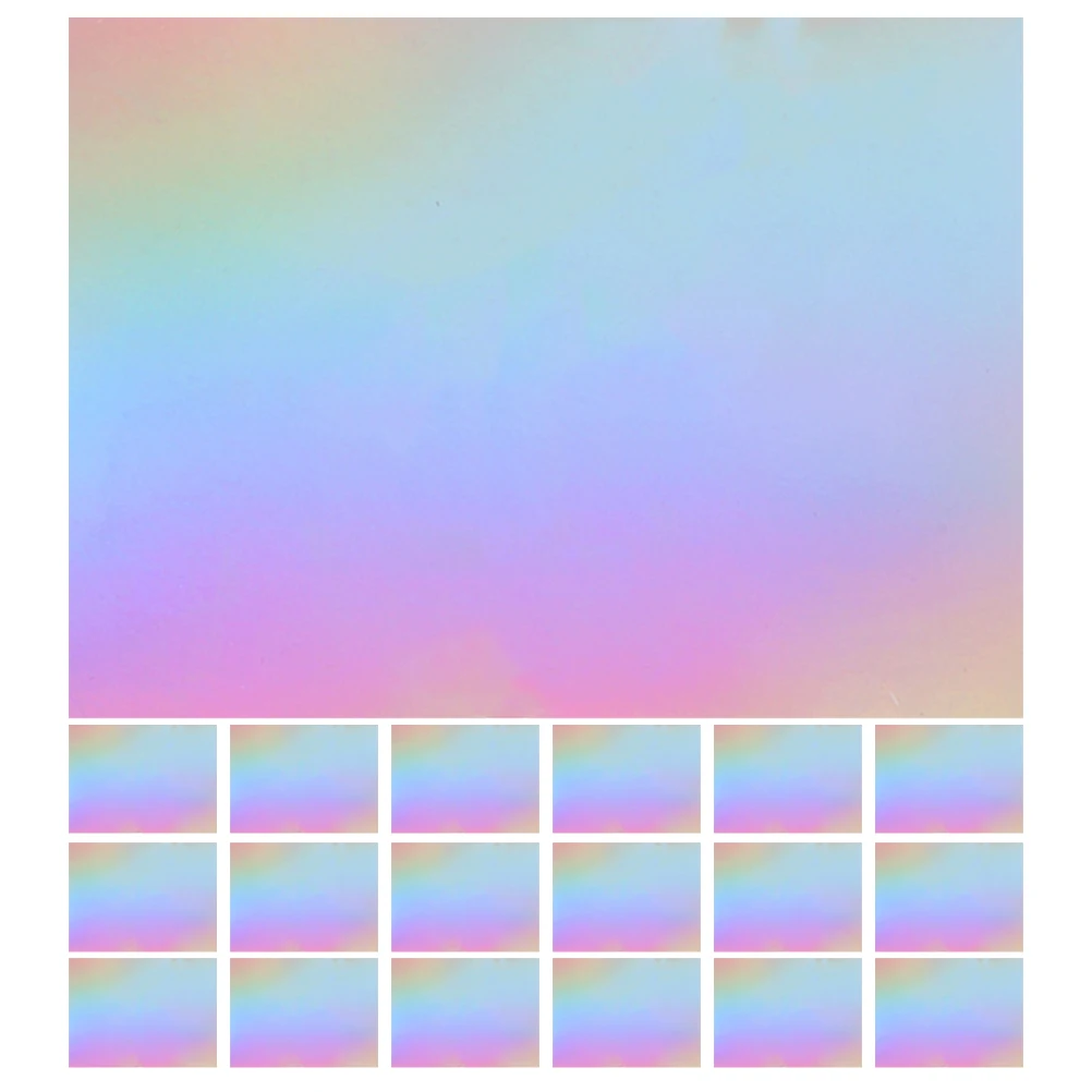 60 قطعة من ورق البطاقات المعدني المجسم A4 صفائح احباط قزحي الألوان DIY بها بنفسك ورق الحرف سجل القصاصات لوازم صنع البطاقات