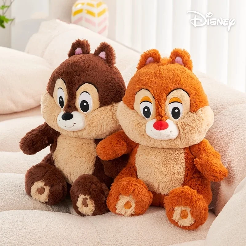 

Disney XXL Chip 'n' Dale Plush Pillow Doll w/ Integrated Fleece Blanket – 3-in-1 Comfort Gift for Girls