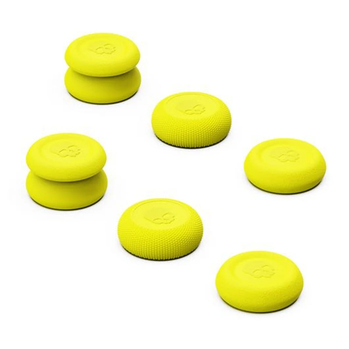 6pcs Thumb Stick Grip Caps Non-Slip Handle Rocker Button Cap for Xbox One Game Controller Accessories Yellow