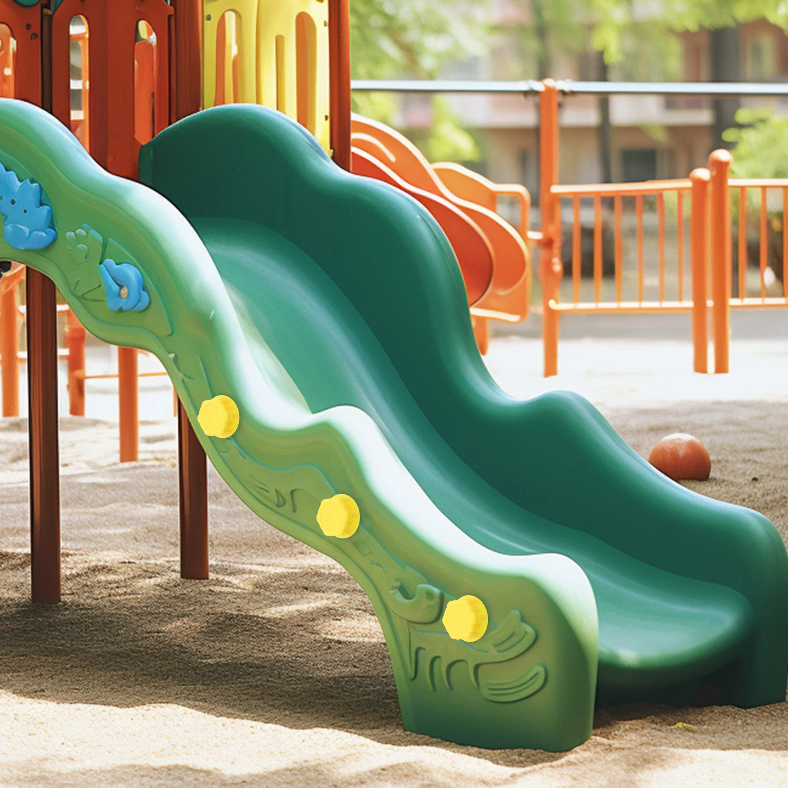 مقابض قبضة حصان هزازة عالمية للأطفال الصغار، غطاء برغي دقيق، آمن ومستقر ومريح، معدات لعب الأطفال