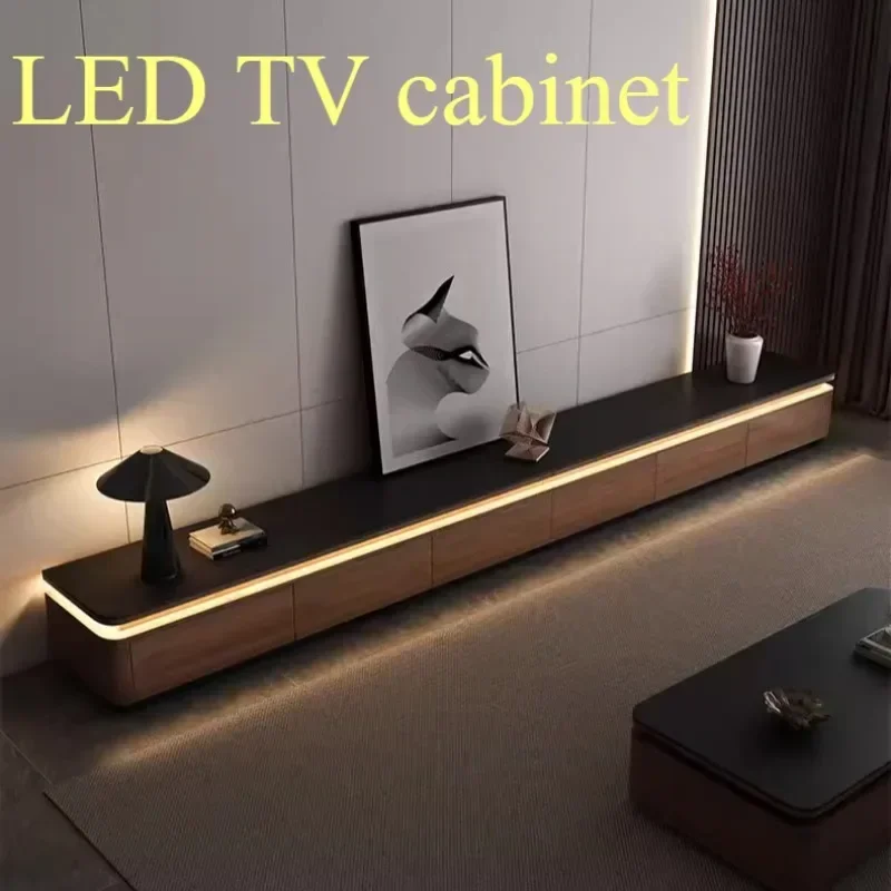LED Display Tv Cabinet Ornament Vertical Showcase Luxury Tv Cabinet Design Shelf Meuble Television Salon Furniture Accessories