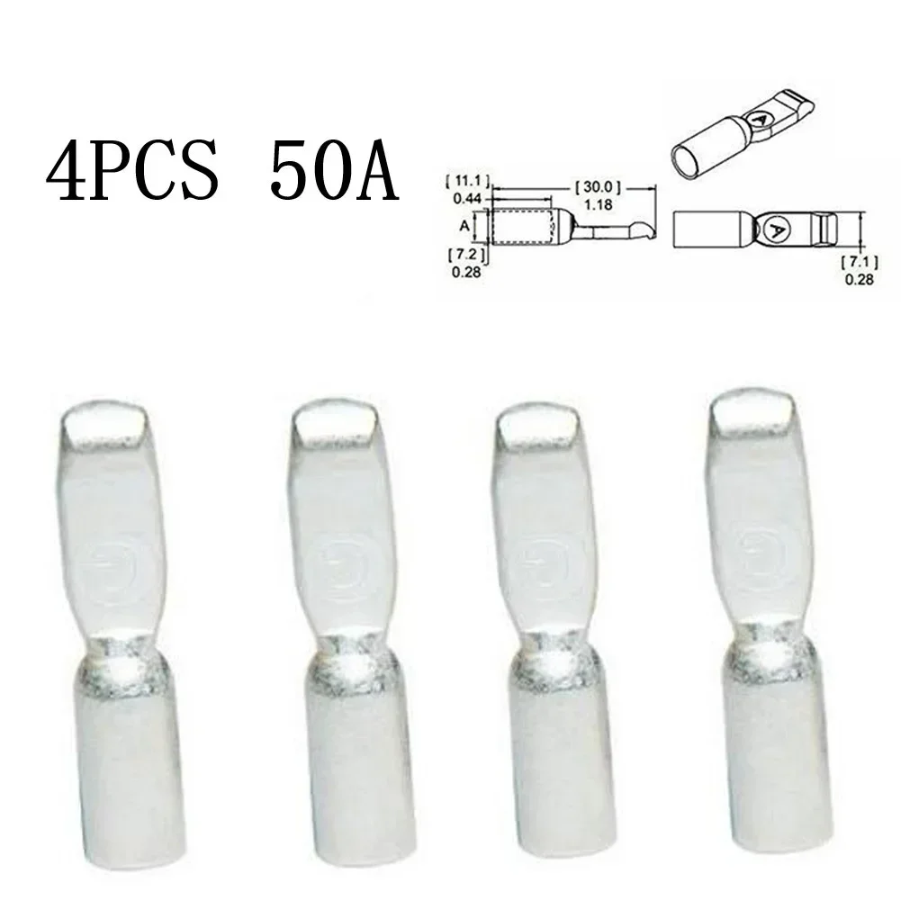 Cable Termination Terminal Connector Workshop Fittings For 50/120Amp 4Pcs Contacts Pins For Anderson Plug Newest Brand New