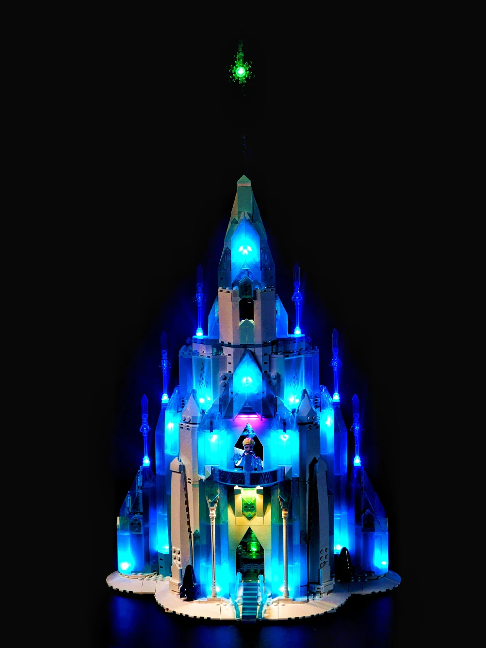 LED-verlichtingsset compatibel met 43197 Fantasy Ice Castle bouwstenen model decoratieve lichtset voor weergave (alleen verlichting) - afbeelding 2