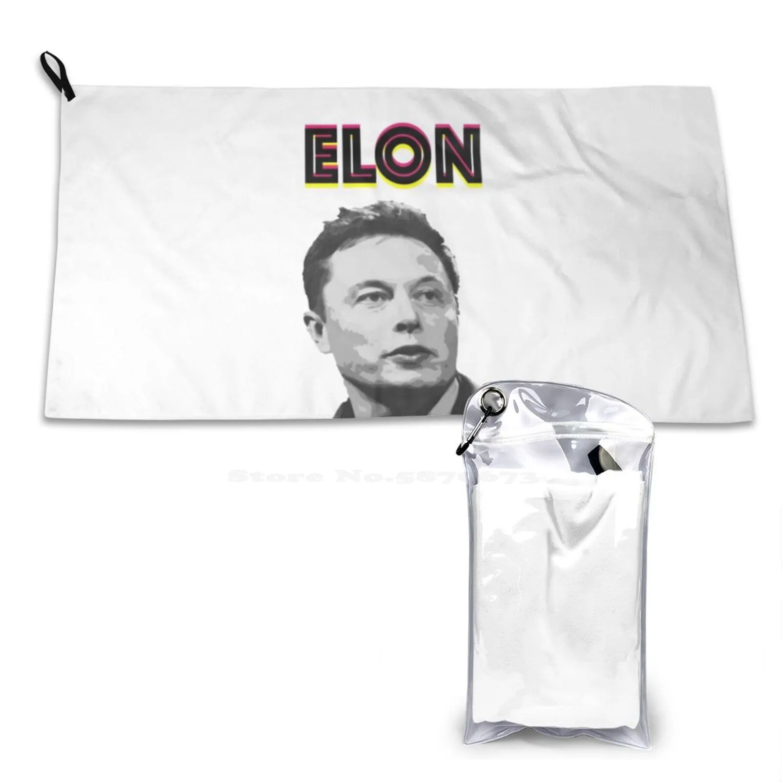 Elon Musk Visionary Personalized Soft Towel Home Outdoor Elon Musk Visionary Truck Electricity Cars Rockets Mars Children