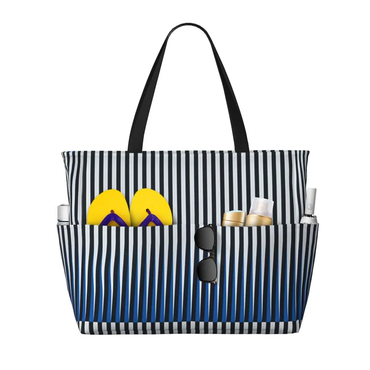 Carlos Cruz-Diez Beach Tote Bag Sport Gym Yoga Duffle Large Tote Bag Women Travel Bag Fitness bag