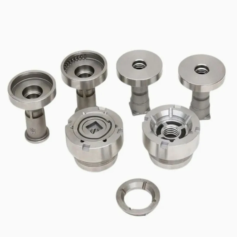 High-Precision CNC Machining Custom Stainless Steel Multi-Structure Internal Threaded Components.
