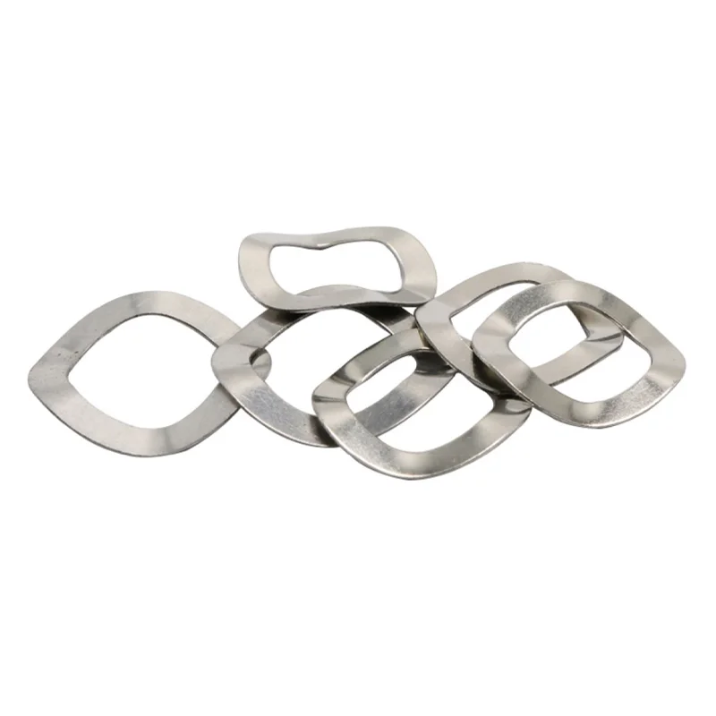 350pcs Stainless Steel Wavy Gasket Triple Wave Spring Washers Crinkle Washer Assortment Kit M3 M4 M5 M6 M8 M10 M12 Repair