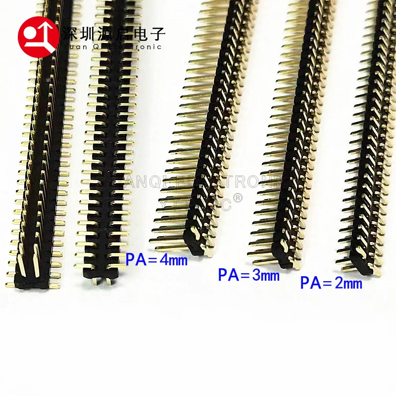 1U 1.27mm Pin Header SMT Connector Male Height 4mm 3mm 2mm 2*2/3/4/5/6/7/8/9/10/12/30/50p For PH 4.3mm/3.4mm/2.0mm Female Socket