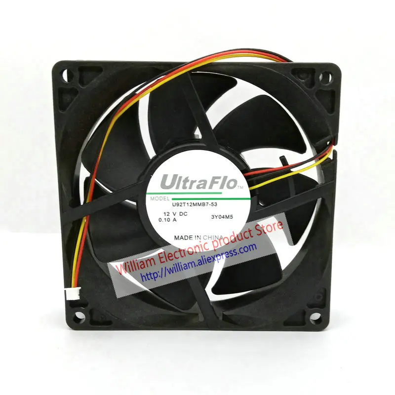 

New Cooling Fan for Projector U92T12MMB7-53 DC12V 0.1A 92x92x25MM 3Lines