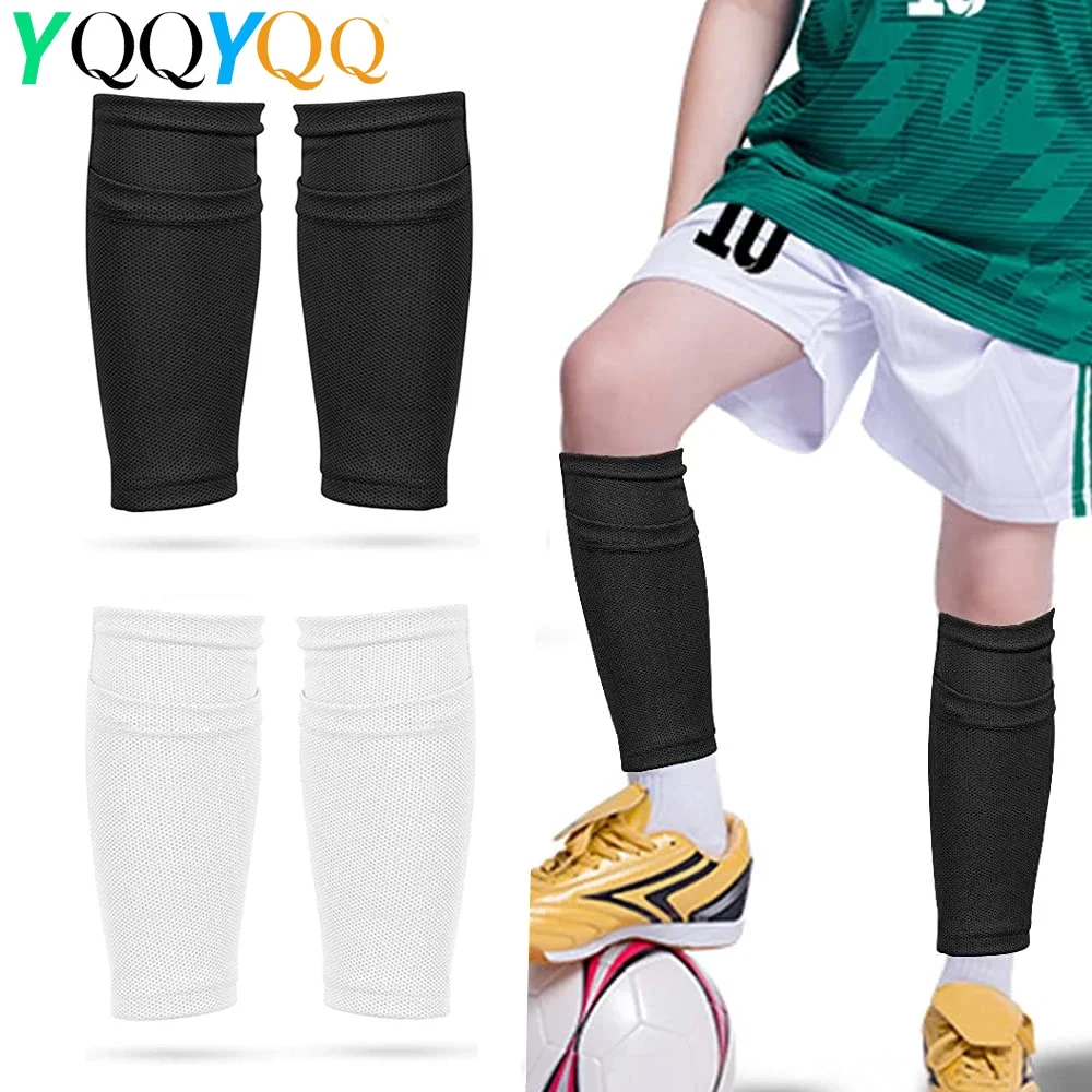 1Pair Soccer Shin Guards for Kids Youth,Shin Guard & Shin Guard Sleeves for Boy & Girl for Football Games EVA Cushion Protection