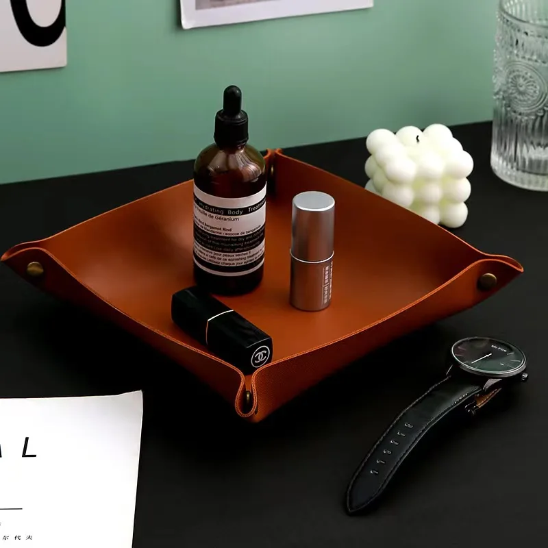 Leather Desktop Storage Box 2